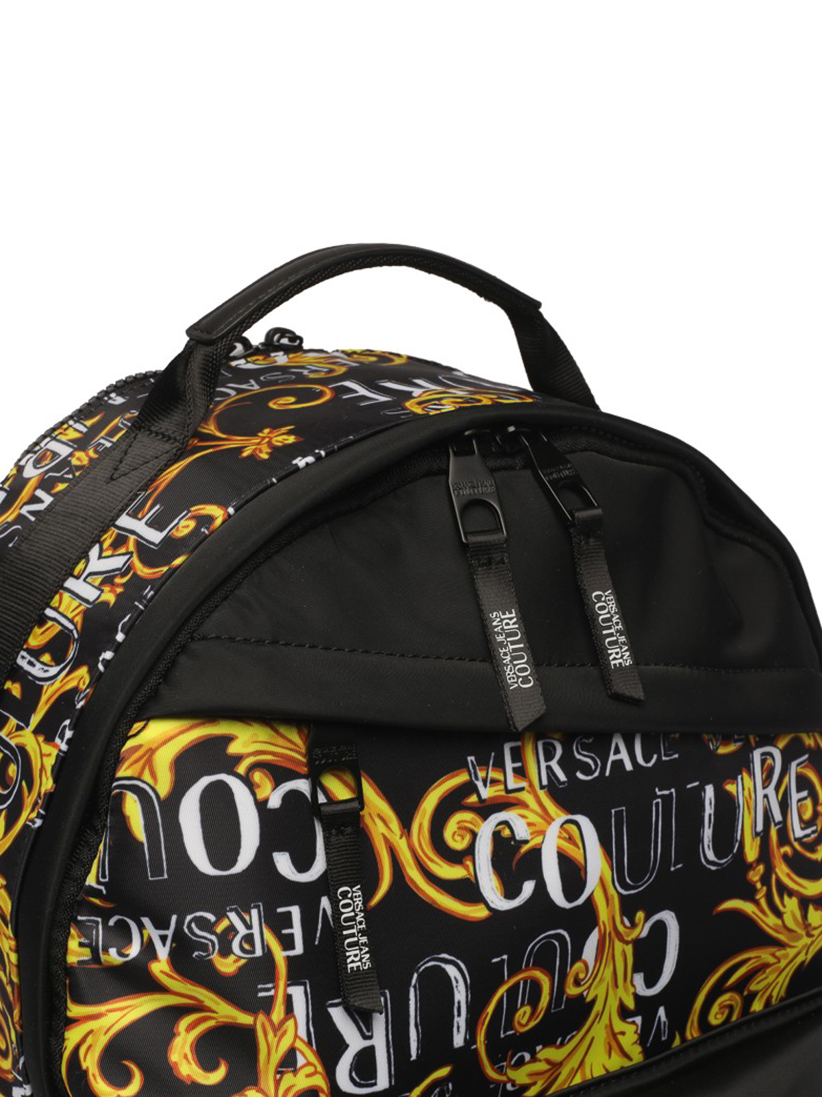 Versace Jeans Couture Logo backpack - Black|74YA4B70ZS588G89
