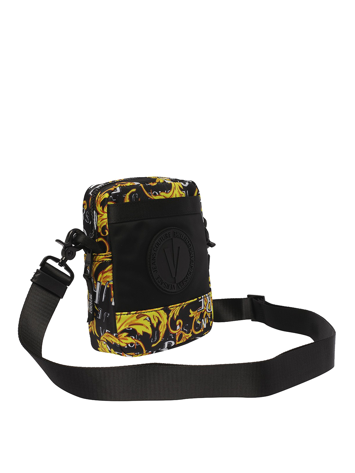 VERSACE ボディバッグ ブラック VERSACE ヴェルサーチ バッグ ボディバッグ 本革 メデューサ ブラック