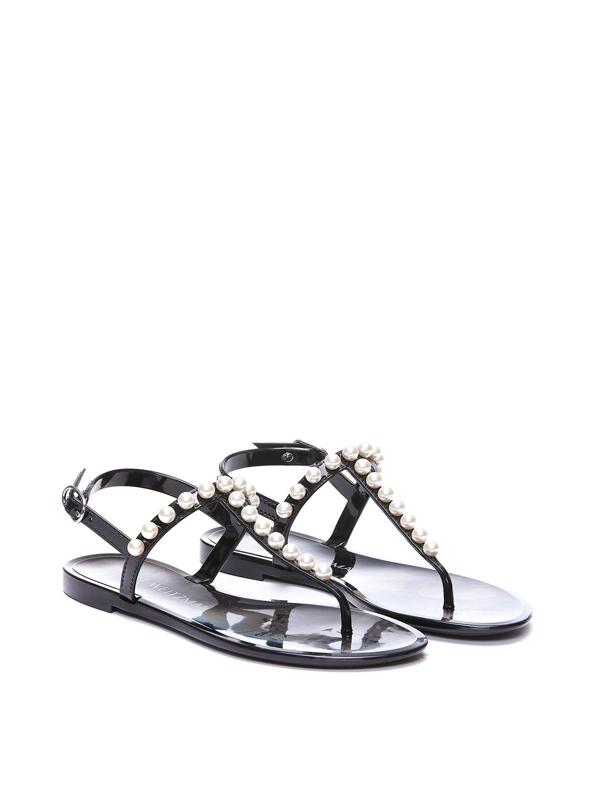 Sandals Stuart Weitzman Goldie jelly flat sandals