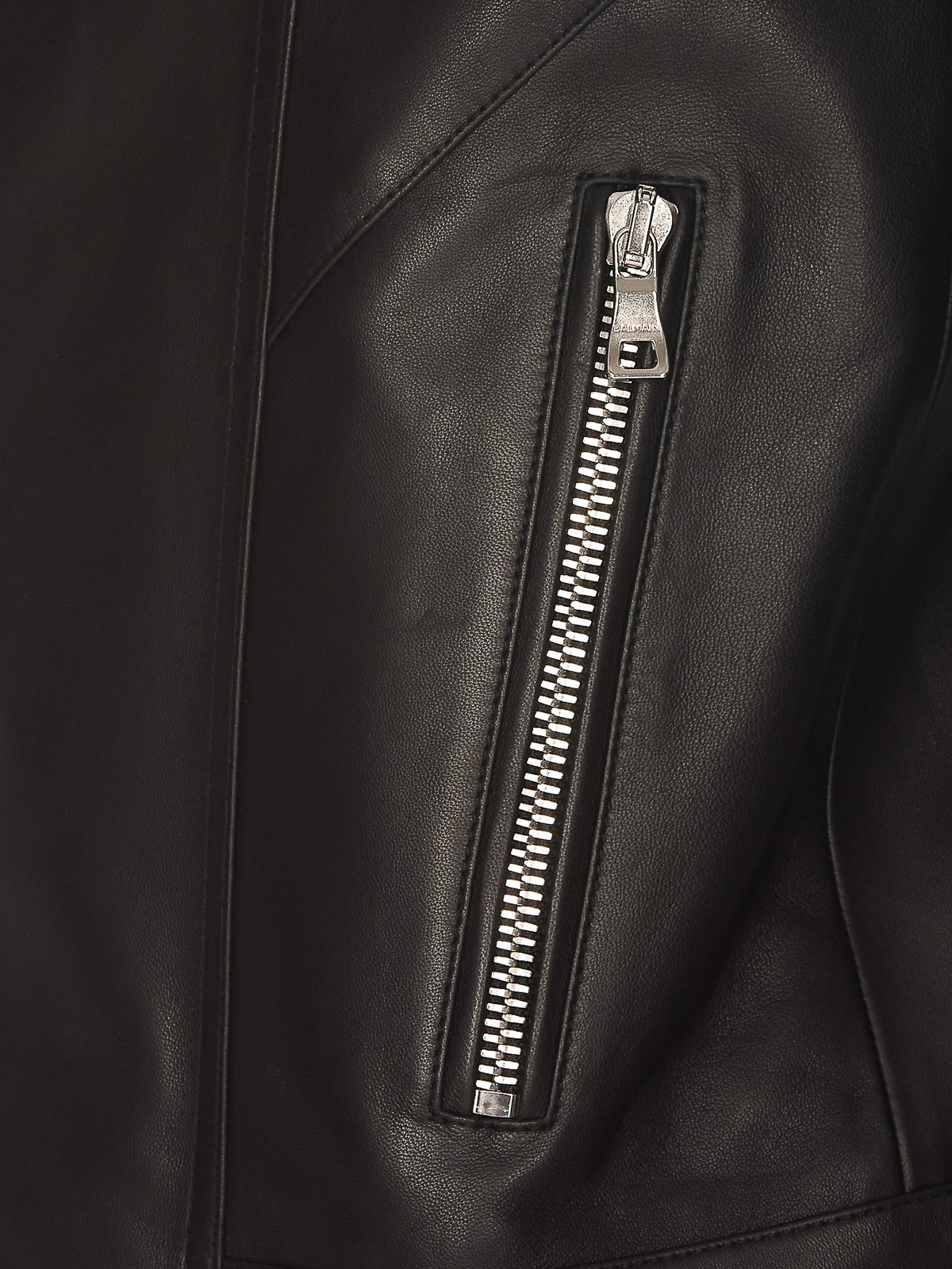 Balmain レザージャケット - 黒 - メンズ|TD170LB240PA