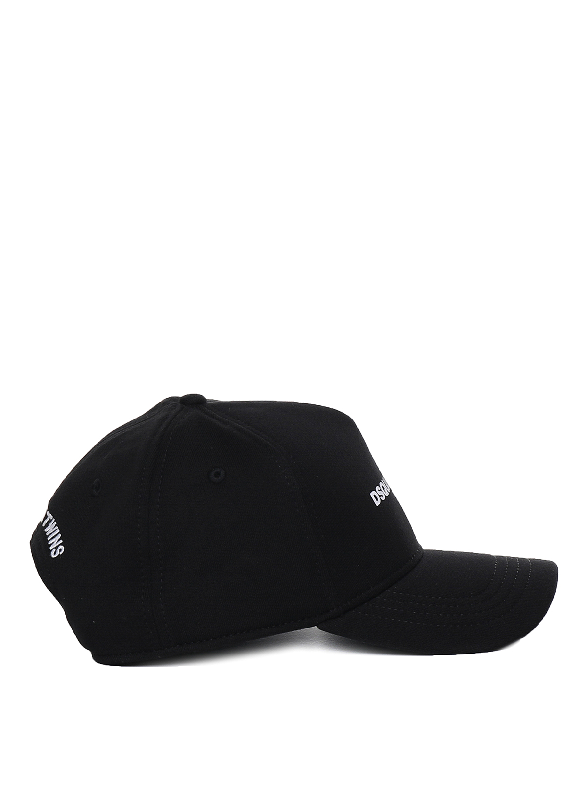 Shop Dsquared2 Ukrainered2 Peaked Cap With Logo In Black