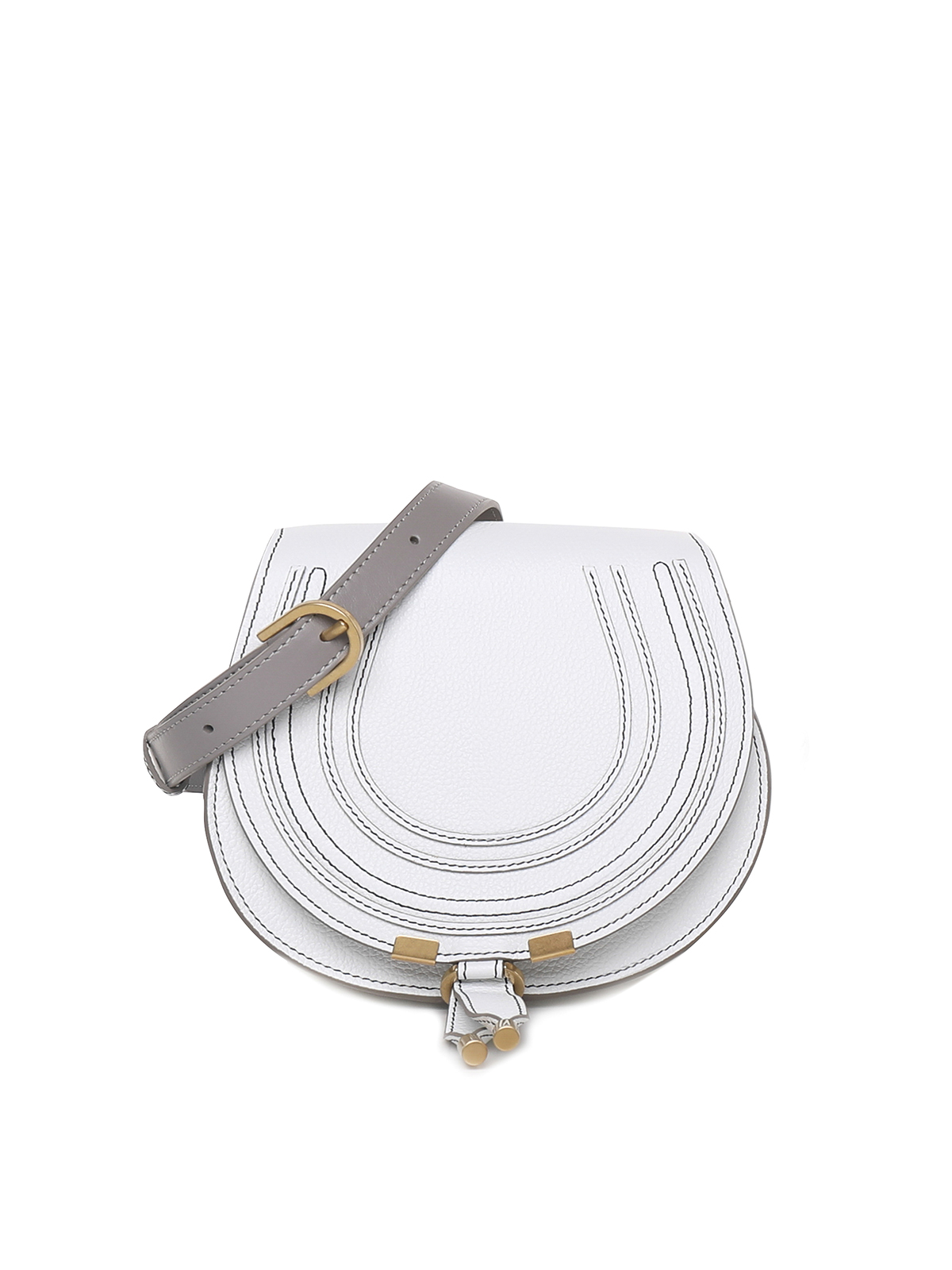 Chloé Leather Bag With Shoulder Strap In White