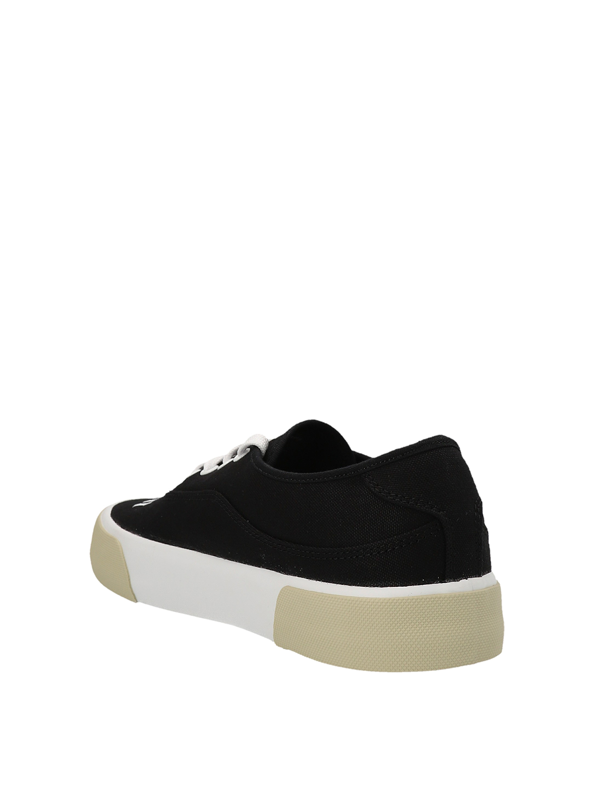 スニーカー Palm Angels Logo Skaters Low In Black N White VENICE SNEAKERS in WHITE - BLACK for Men | Palm Angels®