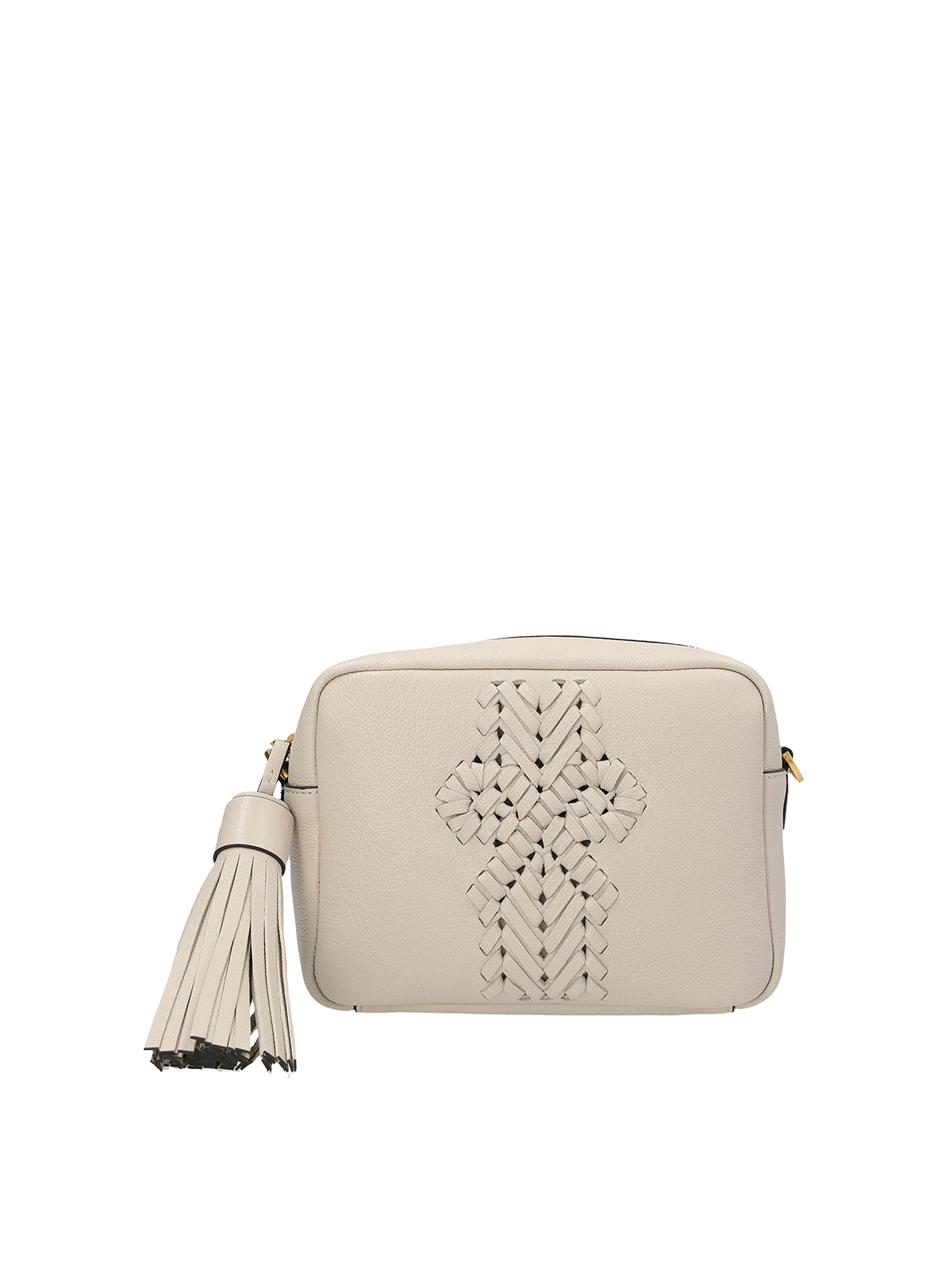 Anya Hindmarch Neeson tassel crossbody bag - White|172851CHALK