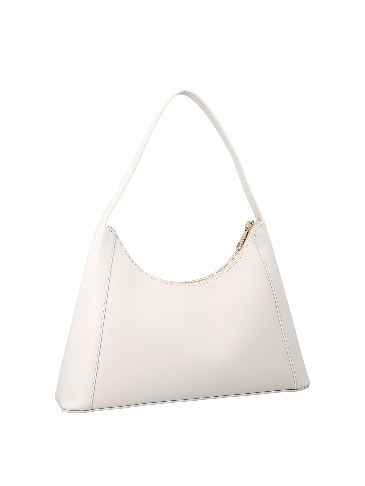 Shop Furla Diamante Small Shoulder Bag In White