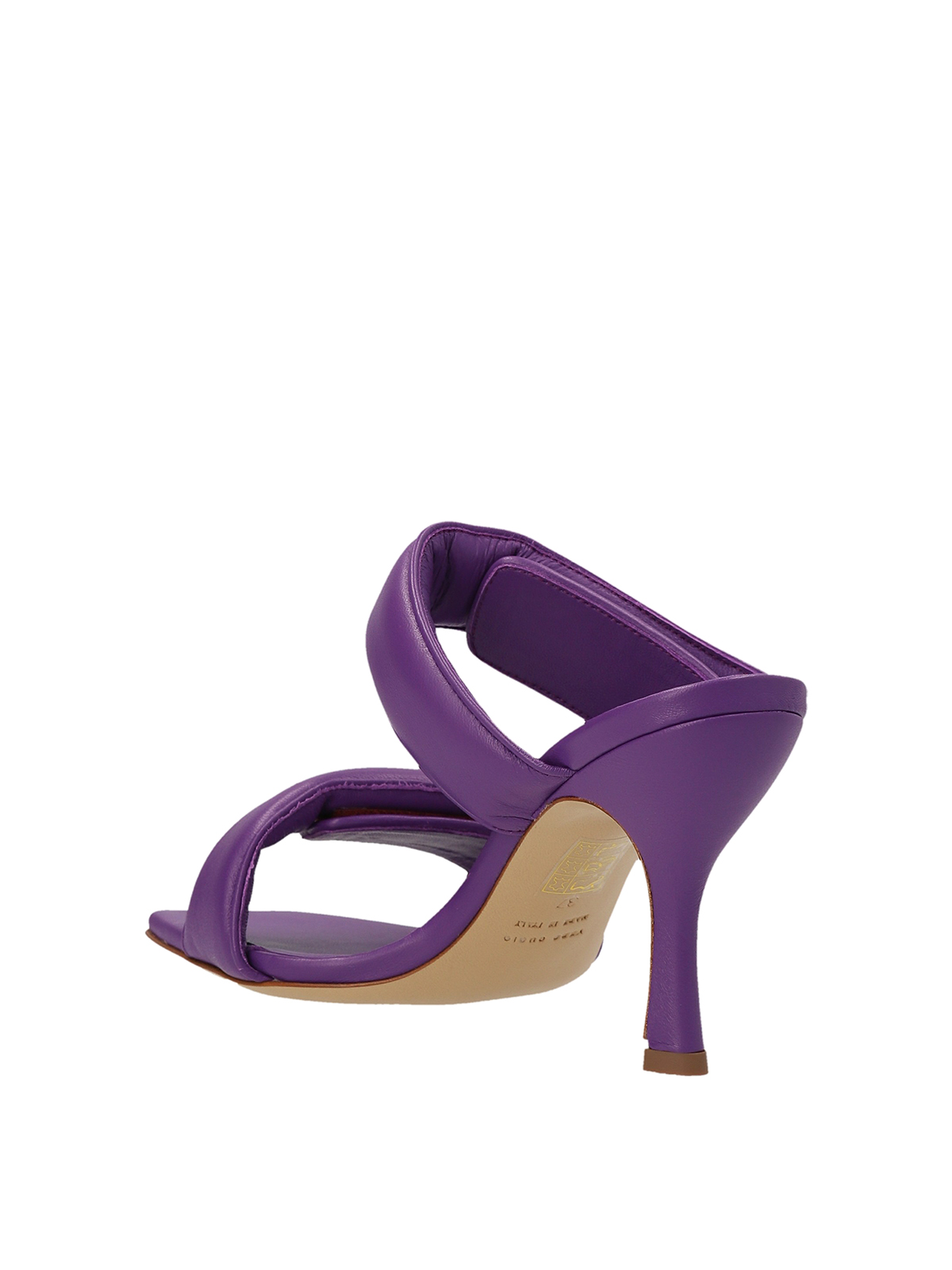 Shop Gia Borghini Perni 03 Sandals In Purple