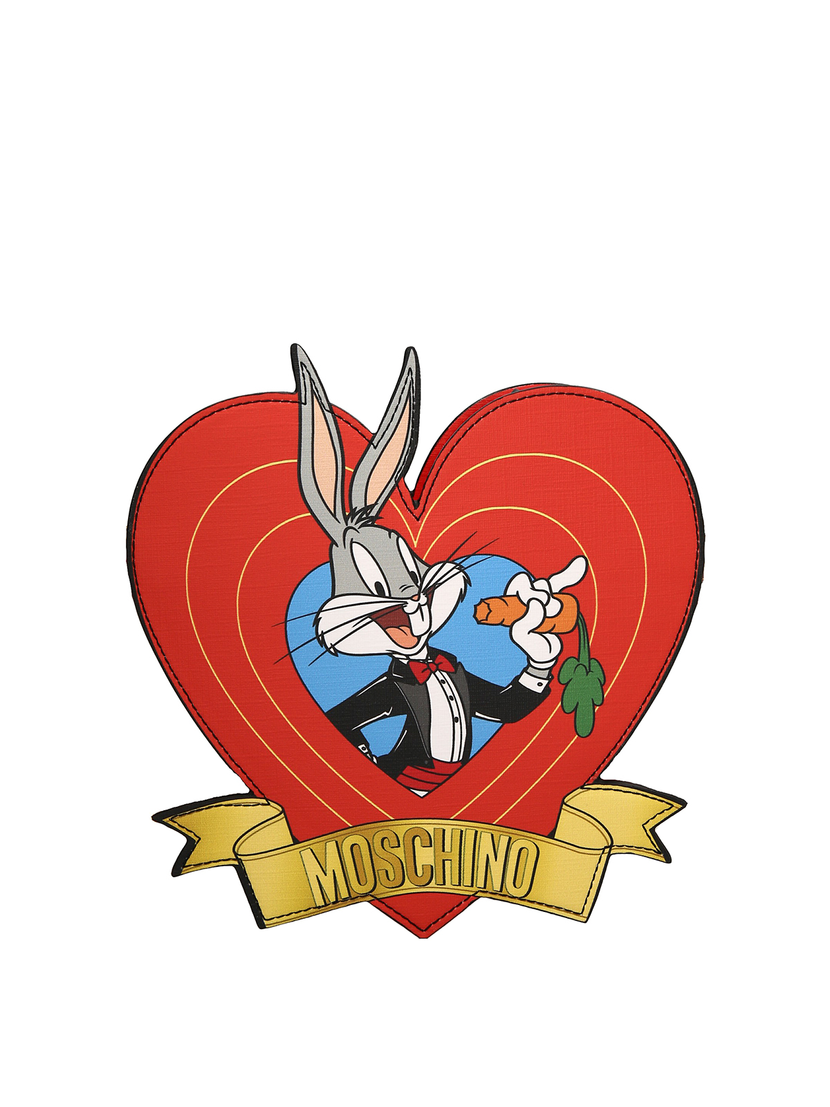 Moschino Bugs Bunny Crossbody Bag In Red