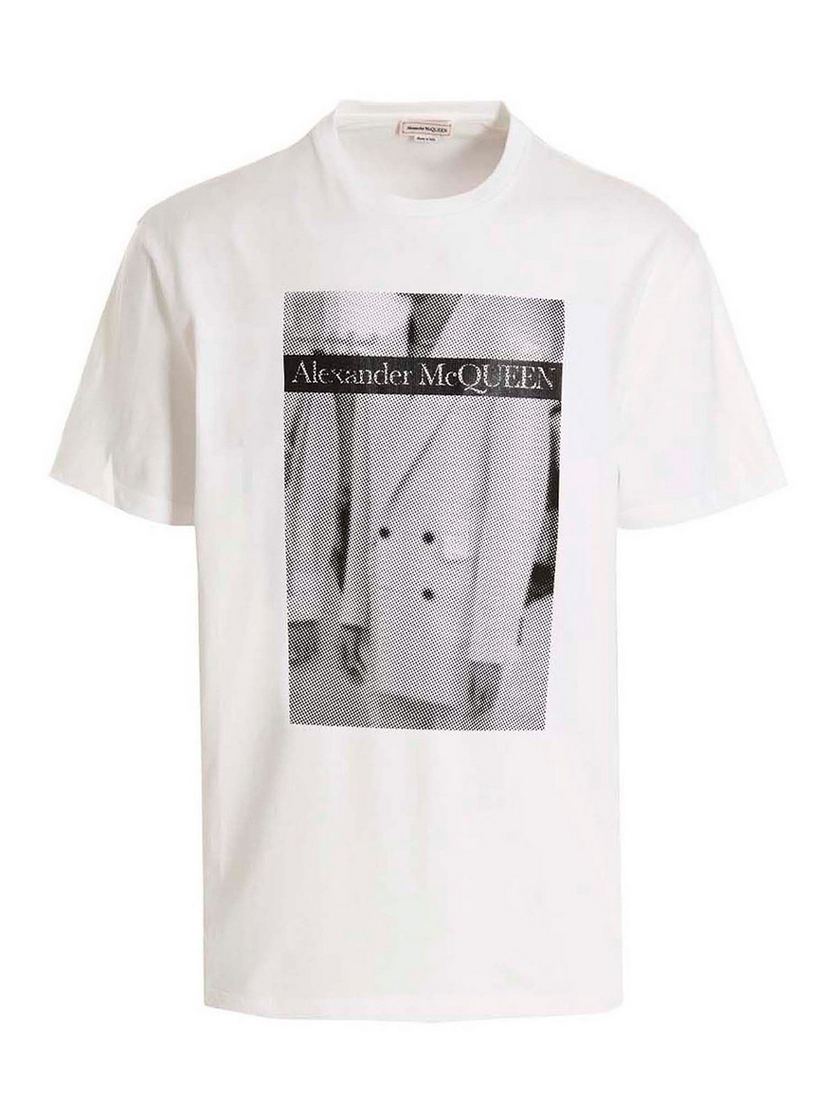Alexander Mcqueen Printed T-shirt In White