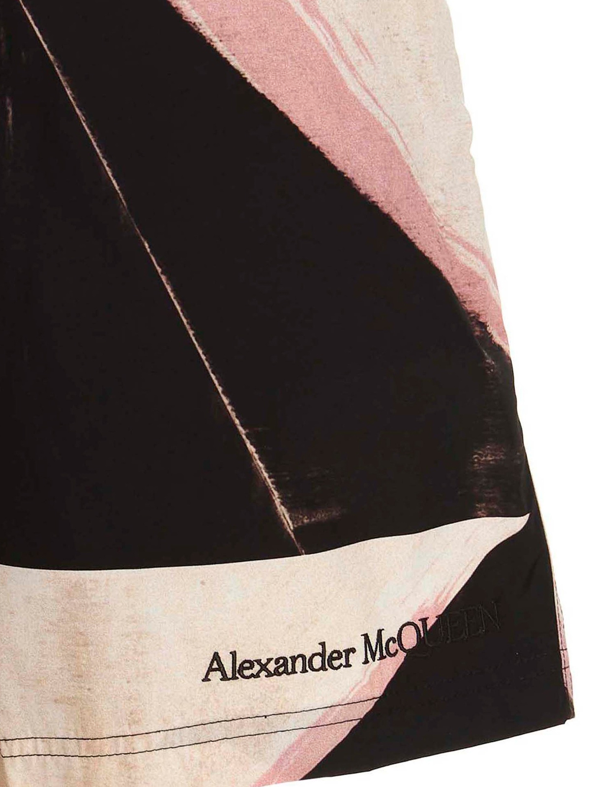 Shop Alexander Mcqueen Printed Swimming Trunks In Multicolour
