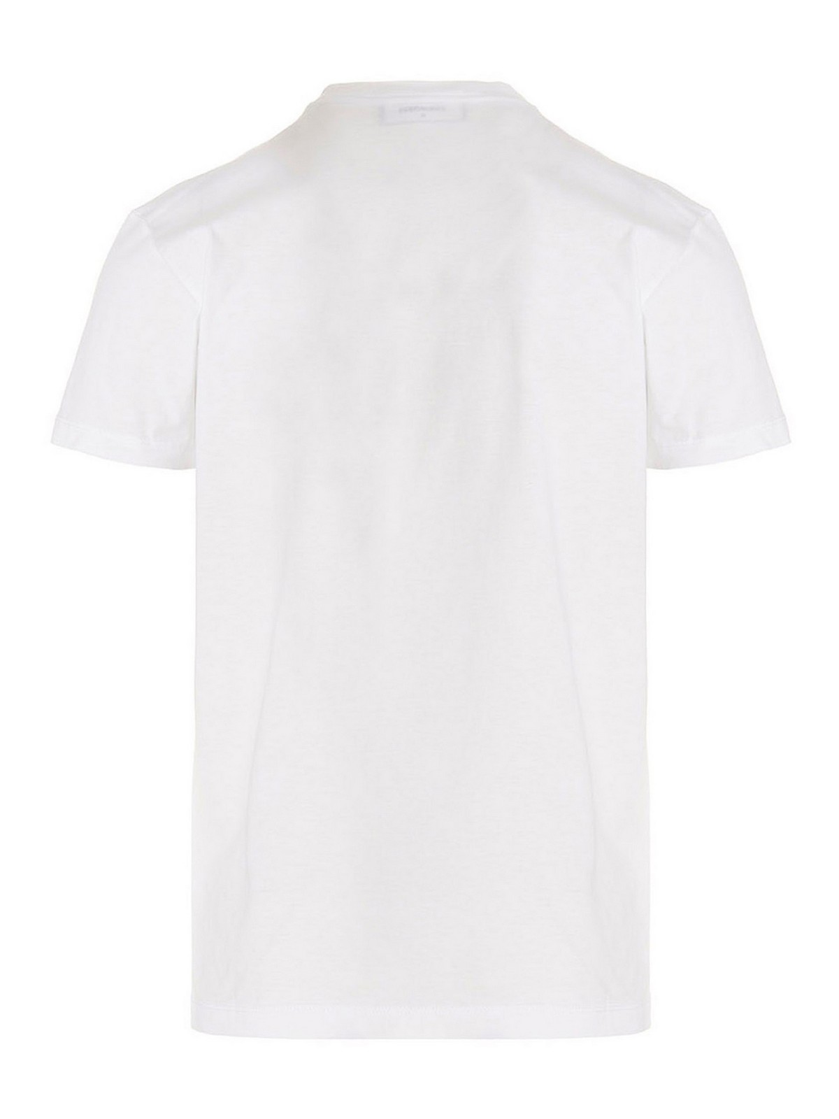 Shop Dsquared2 Camiseta - D2 Surf Beach In White