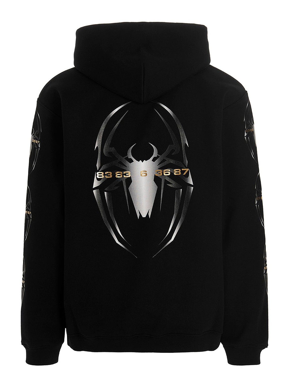 Shop Vtmnts Spider Hoodie In Black