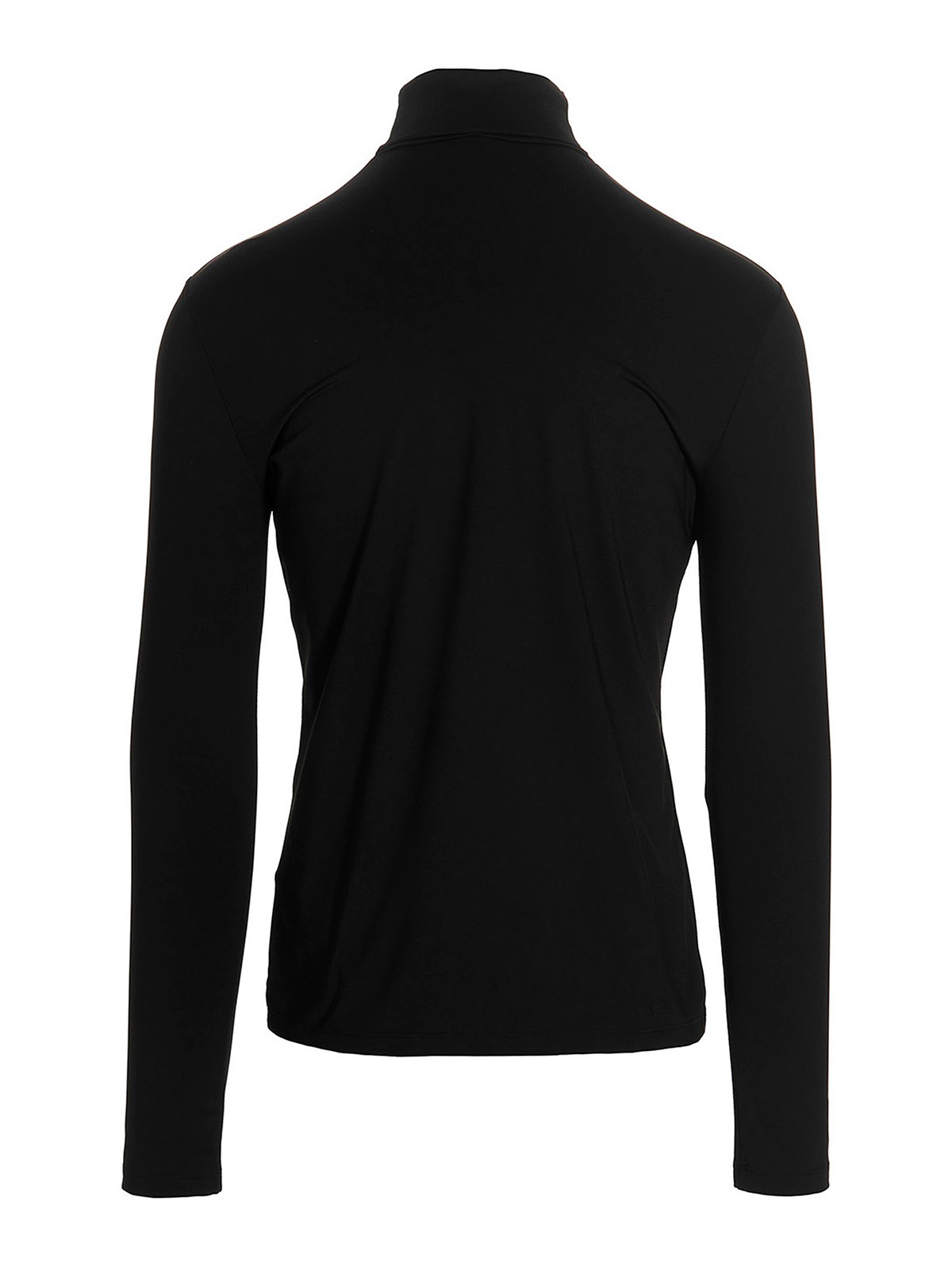 Shop Vtmnts Lycra Logo Sweater In Negro