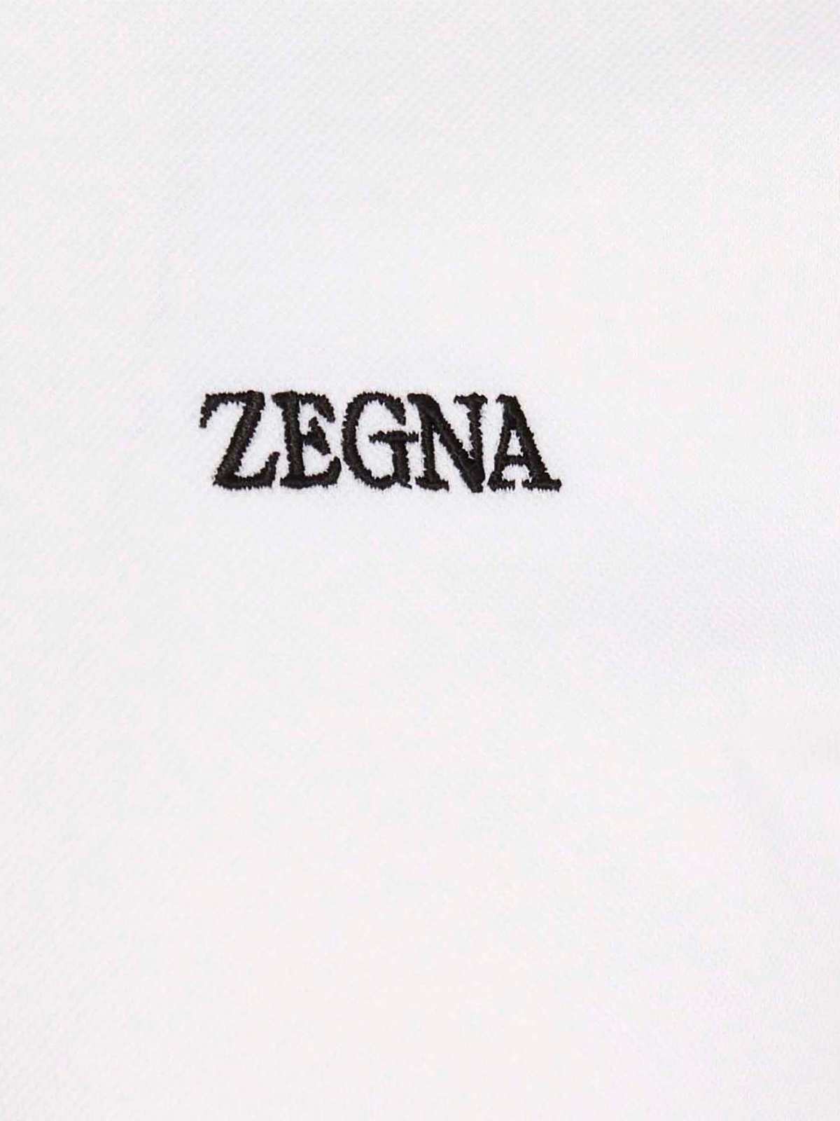 Shop Zegna Polo - Blanco