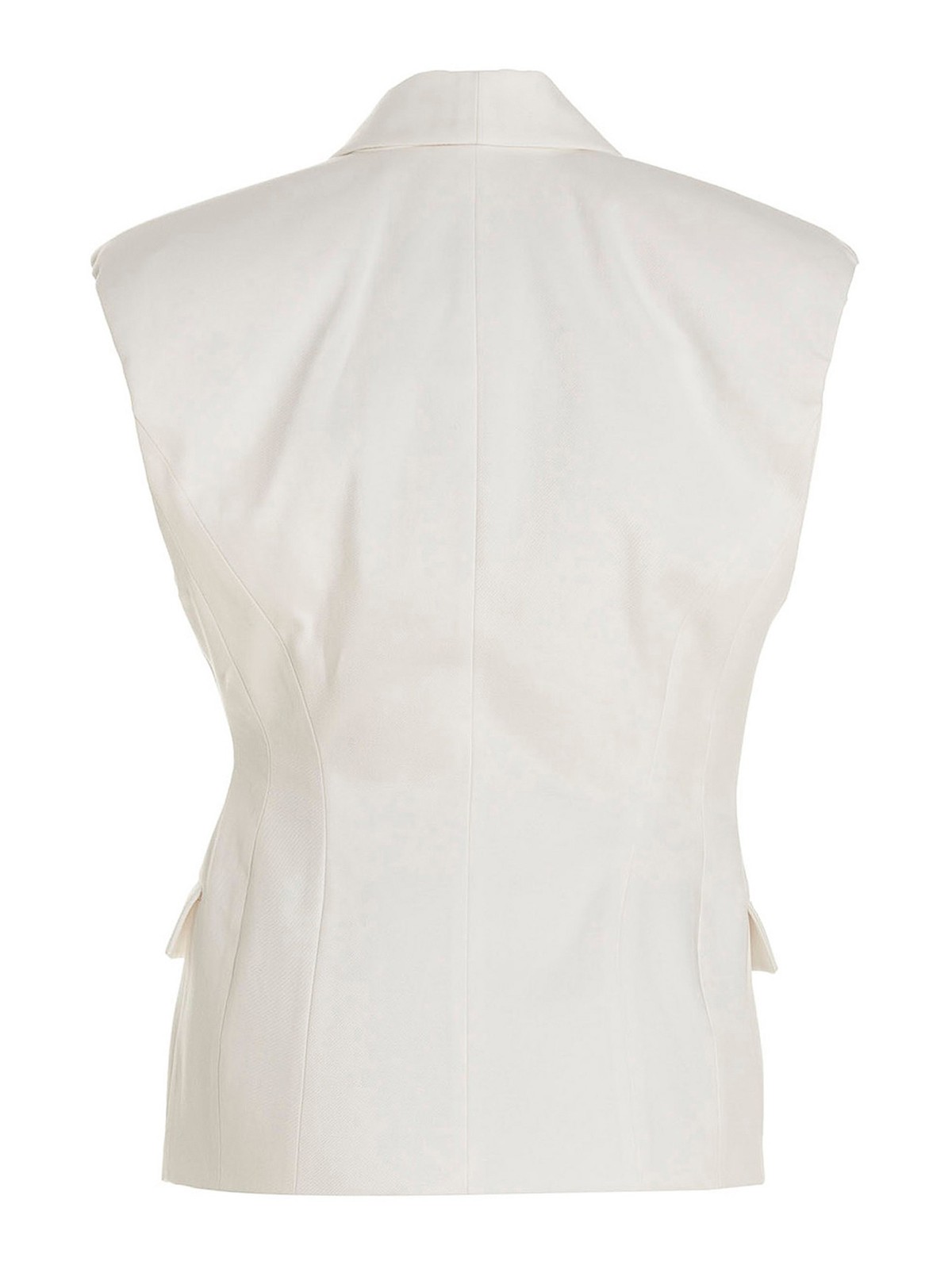 Shop Alexandre Vauthier Chaleco - Blanco In White