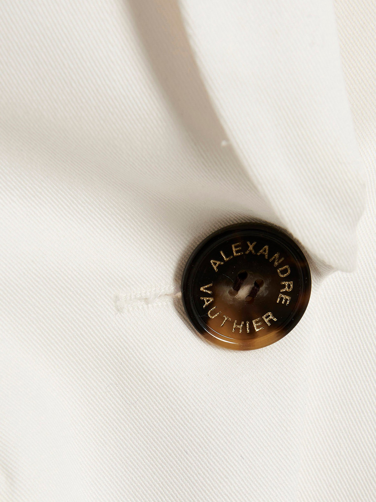 Shop Alexandre Vauthier Padded Shoulder Vest In White