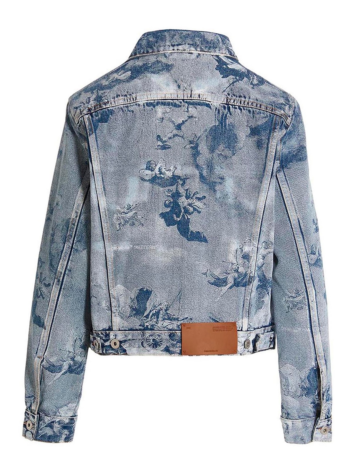 Jacket Off-White Blue size M International in Cotton - 39541974