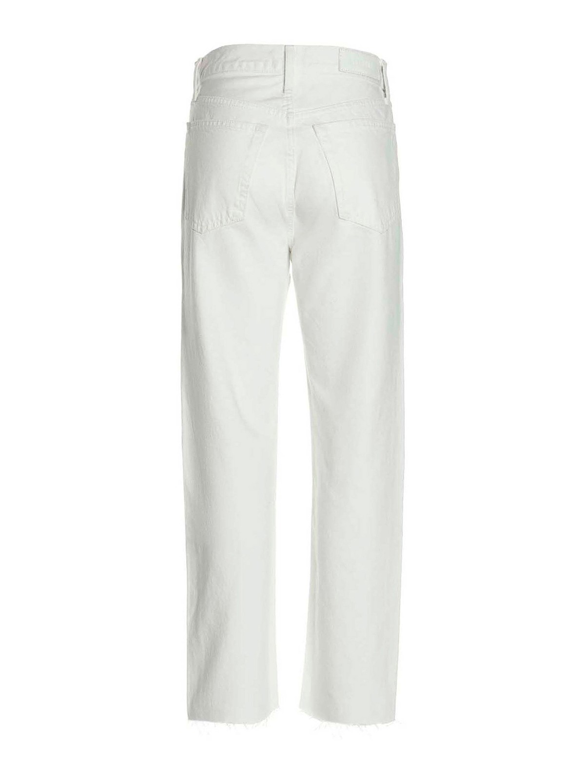 Shop Re/done Stove Pipe Jeans In White