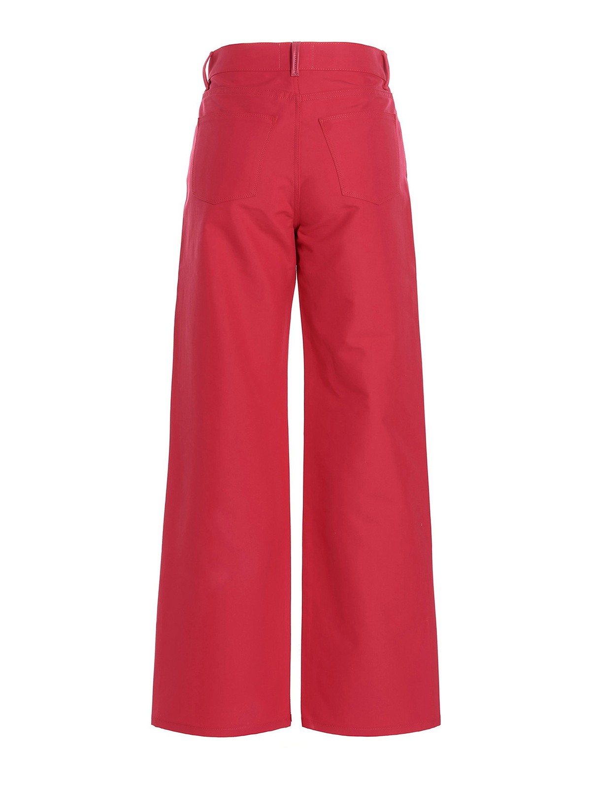 Shop Wandler Flare Pants In Fucsia