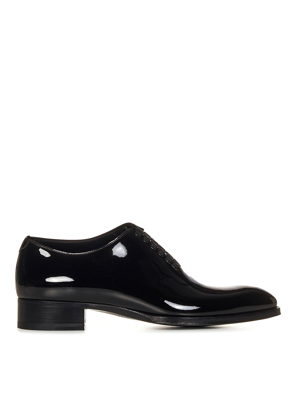 Tom Ford Patent Leather Lace-up Shoes In Negro
