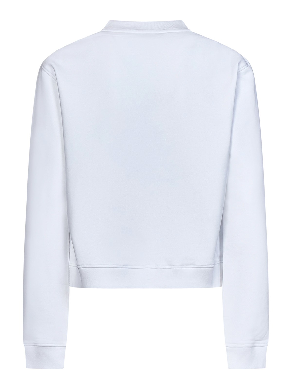 Shop Moschino Teddy Bear Print Sweatshirt In White