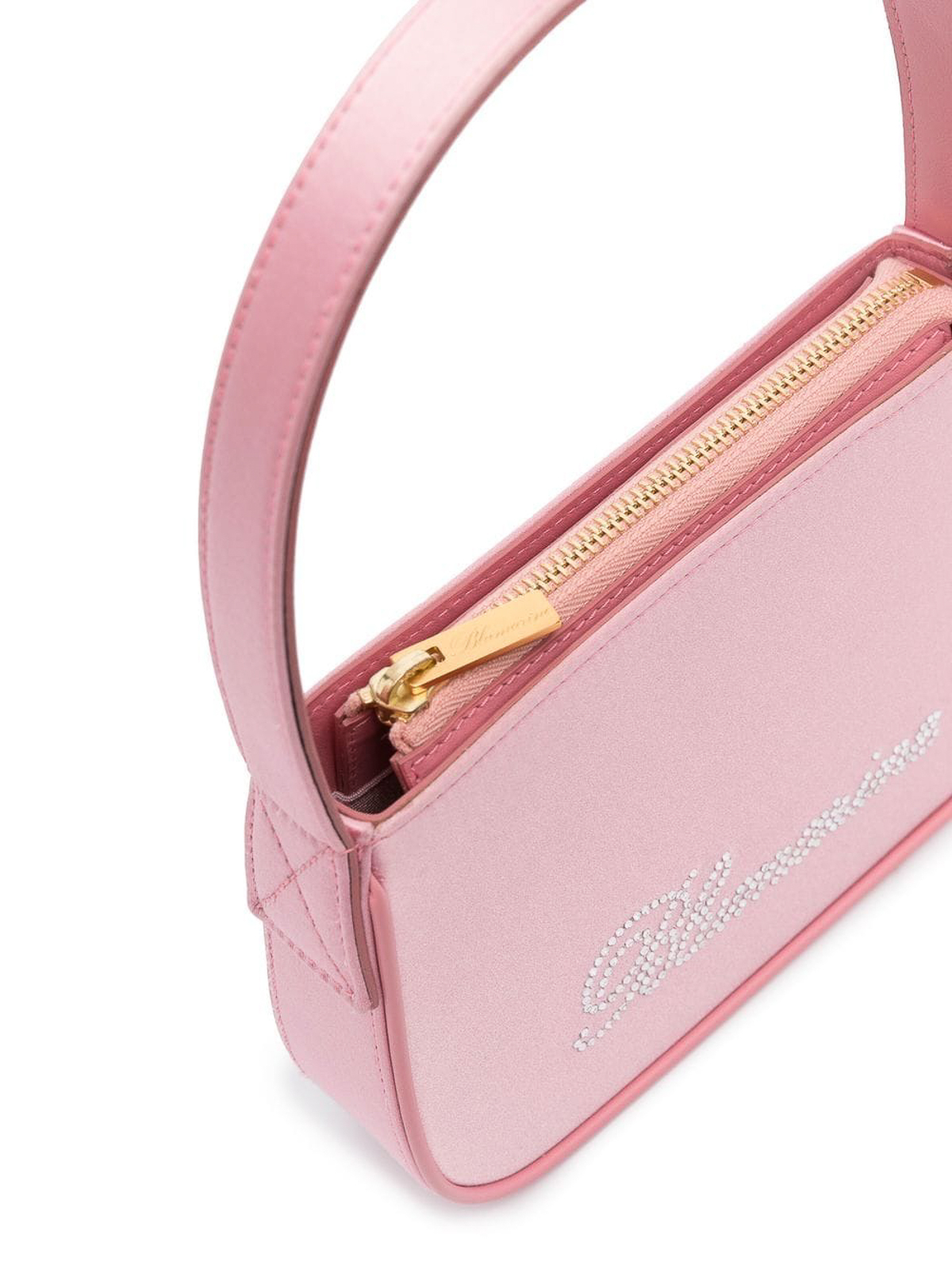 Blumarine Satin blend shoulder bag - Pink - Women|2W149AN0124