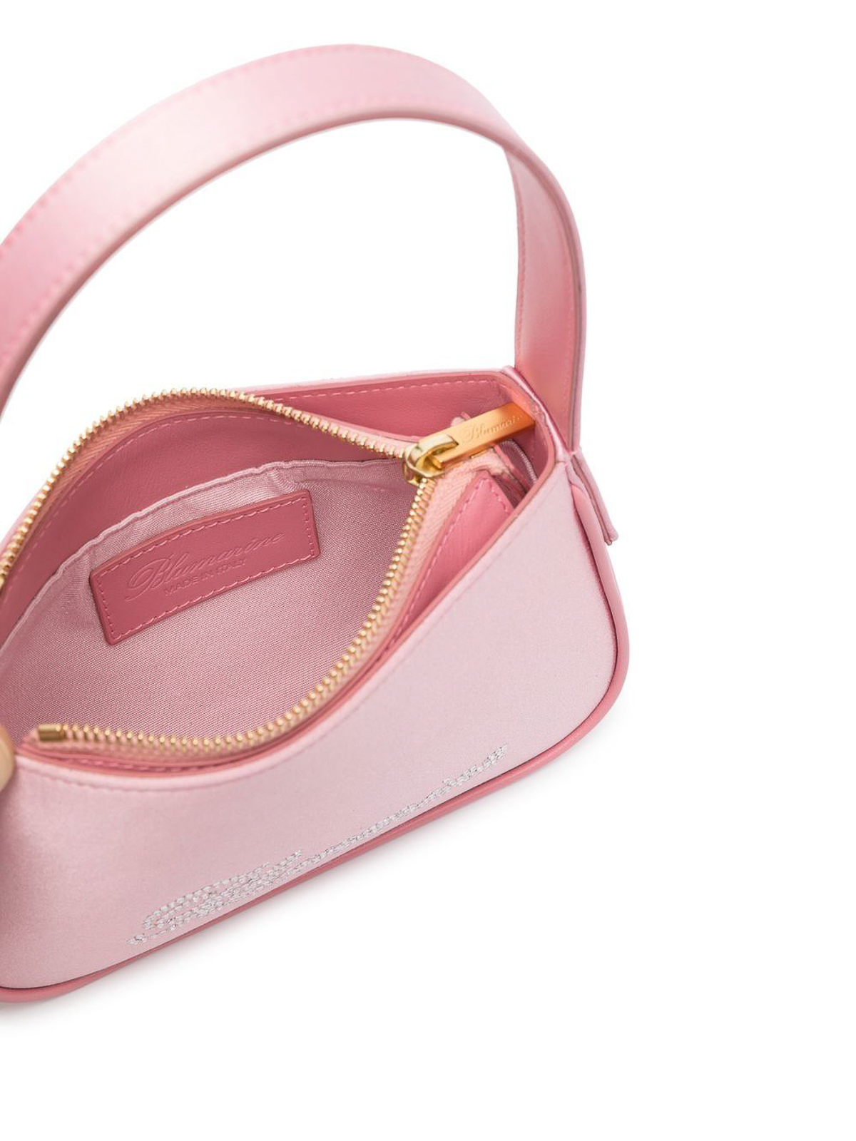 Blumarine Satin blend shoulder bag - Pink - Women|2W149AN0124