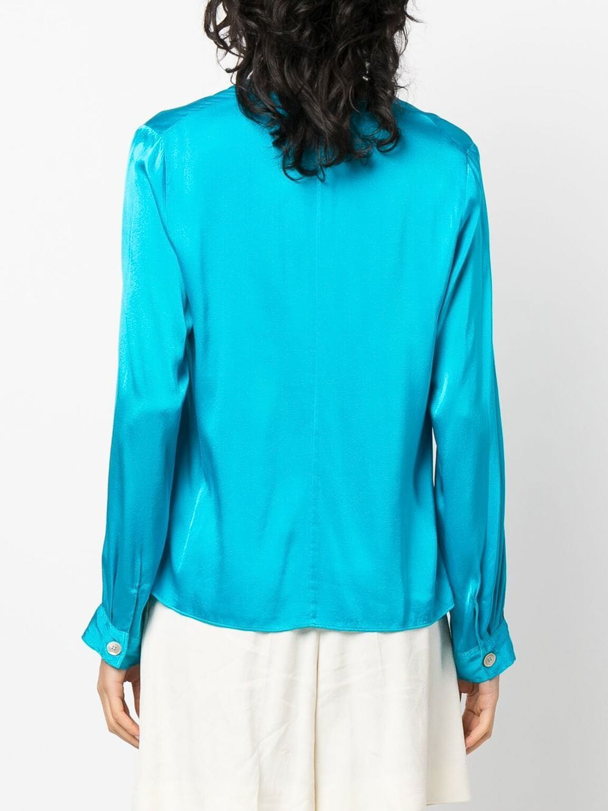 Forte Forte ブラウス - ブルー - ブルー|10063MYSHIRT5080