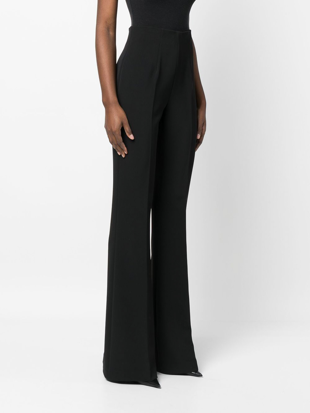 Twinset High Waisted Trousers With Pleats Black 231tp277300006