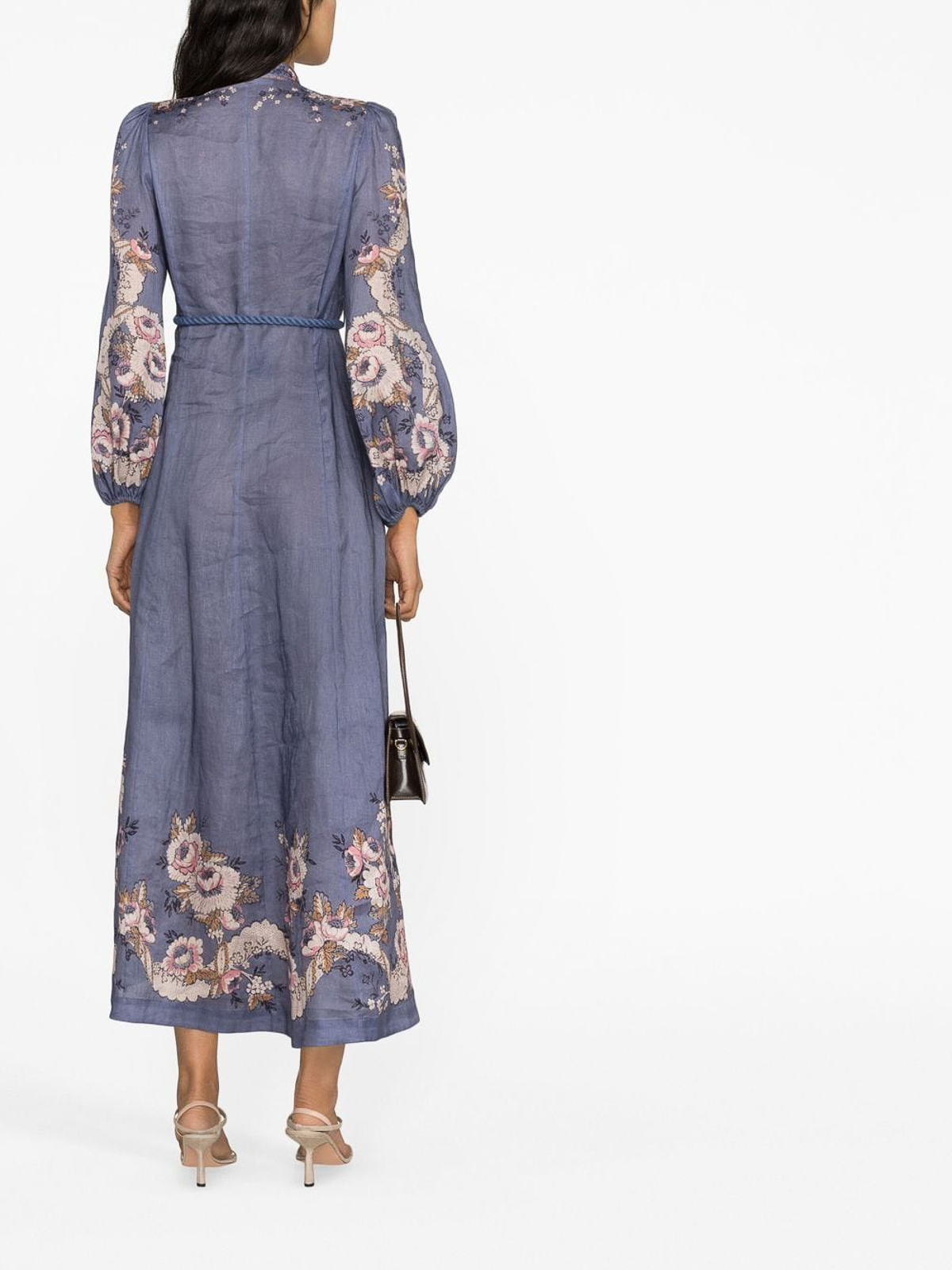 Zimmermann Vitali dress with embroidery and rope belt