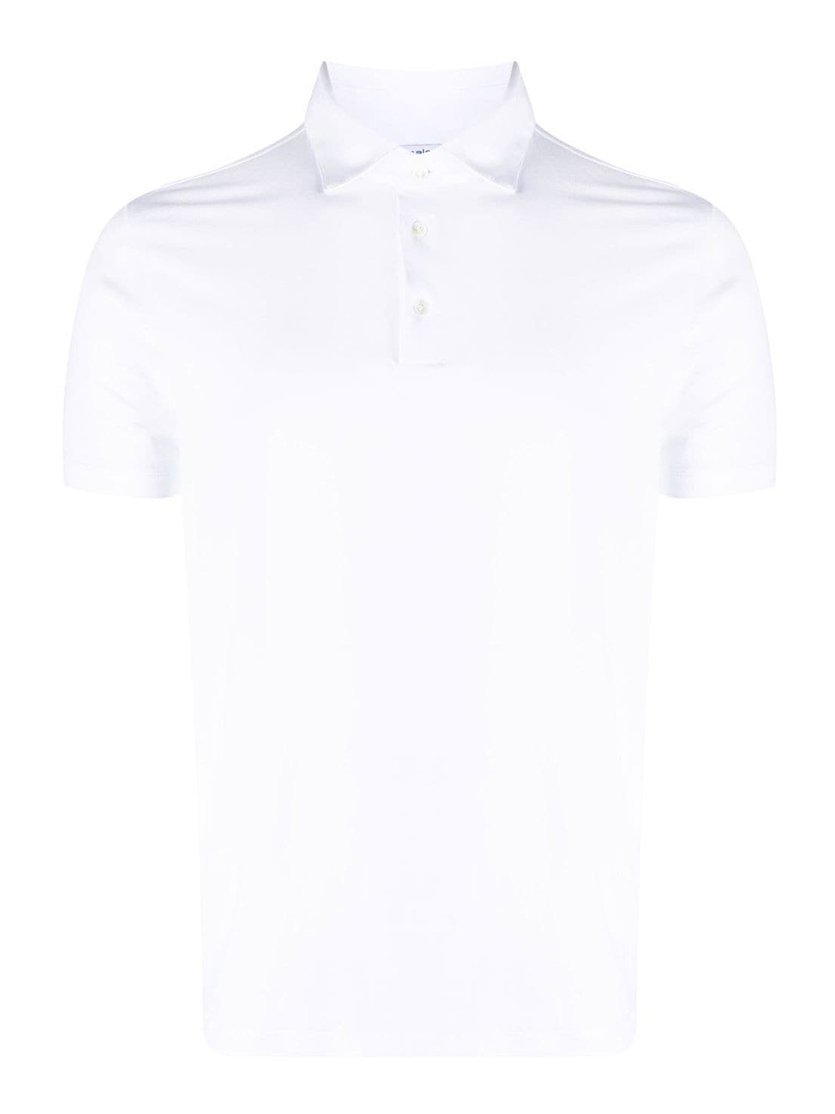 Shop Malo Cotton Polo Shirt In Blanco