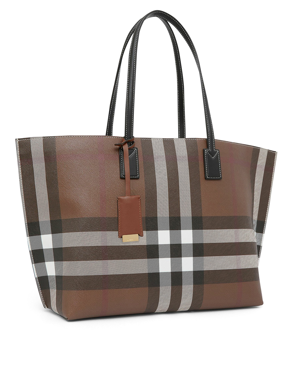 Totes bags Burberry - Tartan leather bag with tag - 8052504