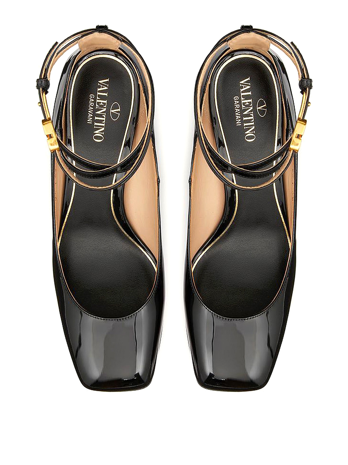 Shop Valentino Cross-strap Leather Sandals In Negro