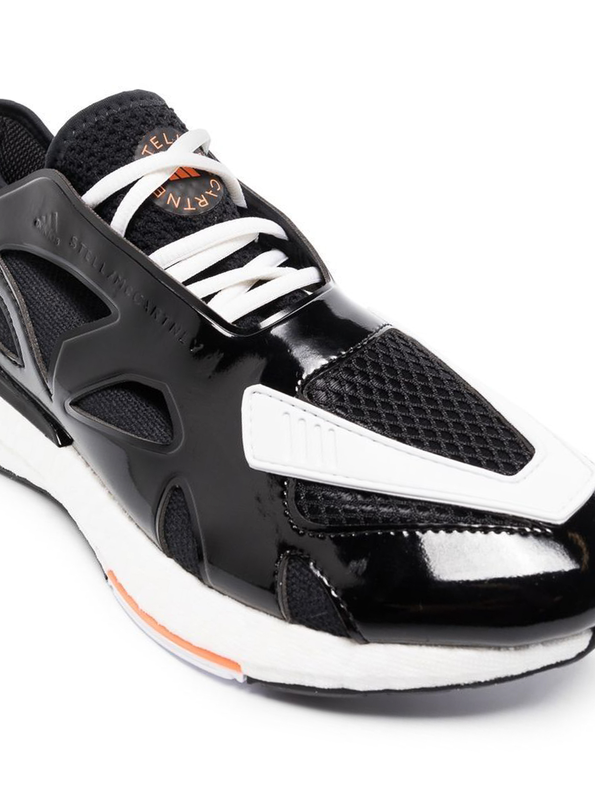 Shop Adidas By Stella Mccartney Ultraboost 22 Sneakers With Snakeskin Effect In Black