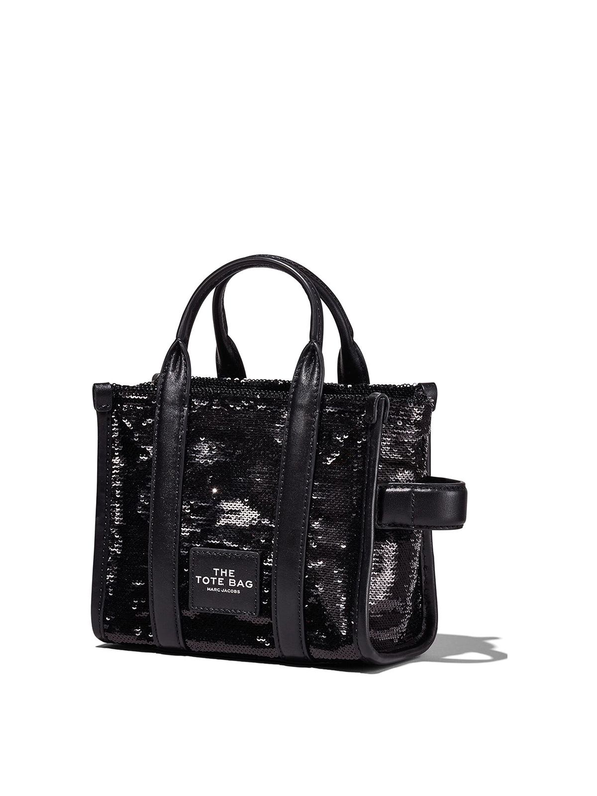 Marc Jacobs Black The Croc Micro Tote Bag