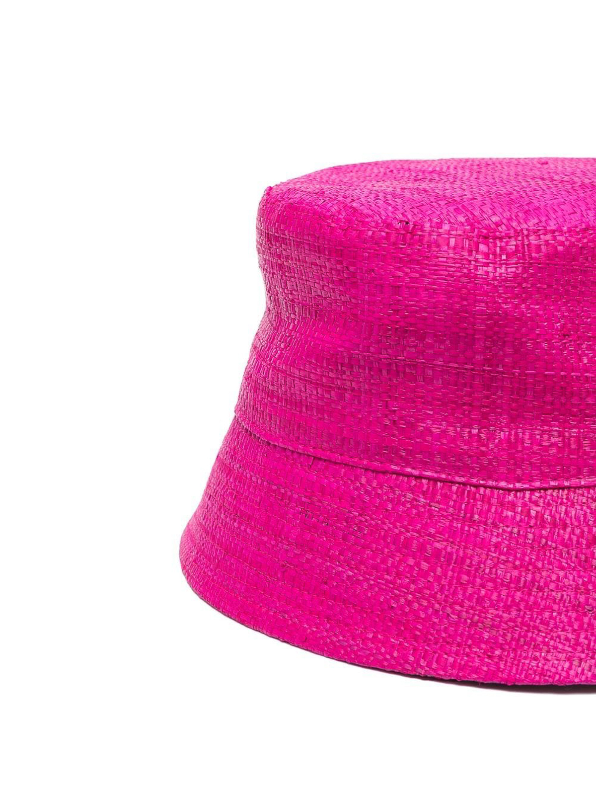 Shop Ruslan Baginskiy Embroidered-logo Bucket Hat In Pink