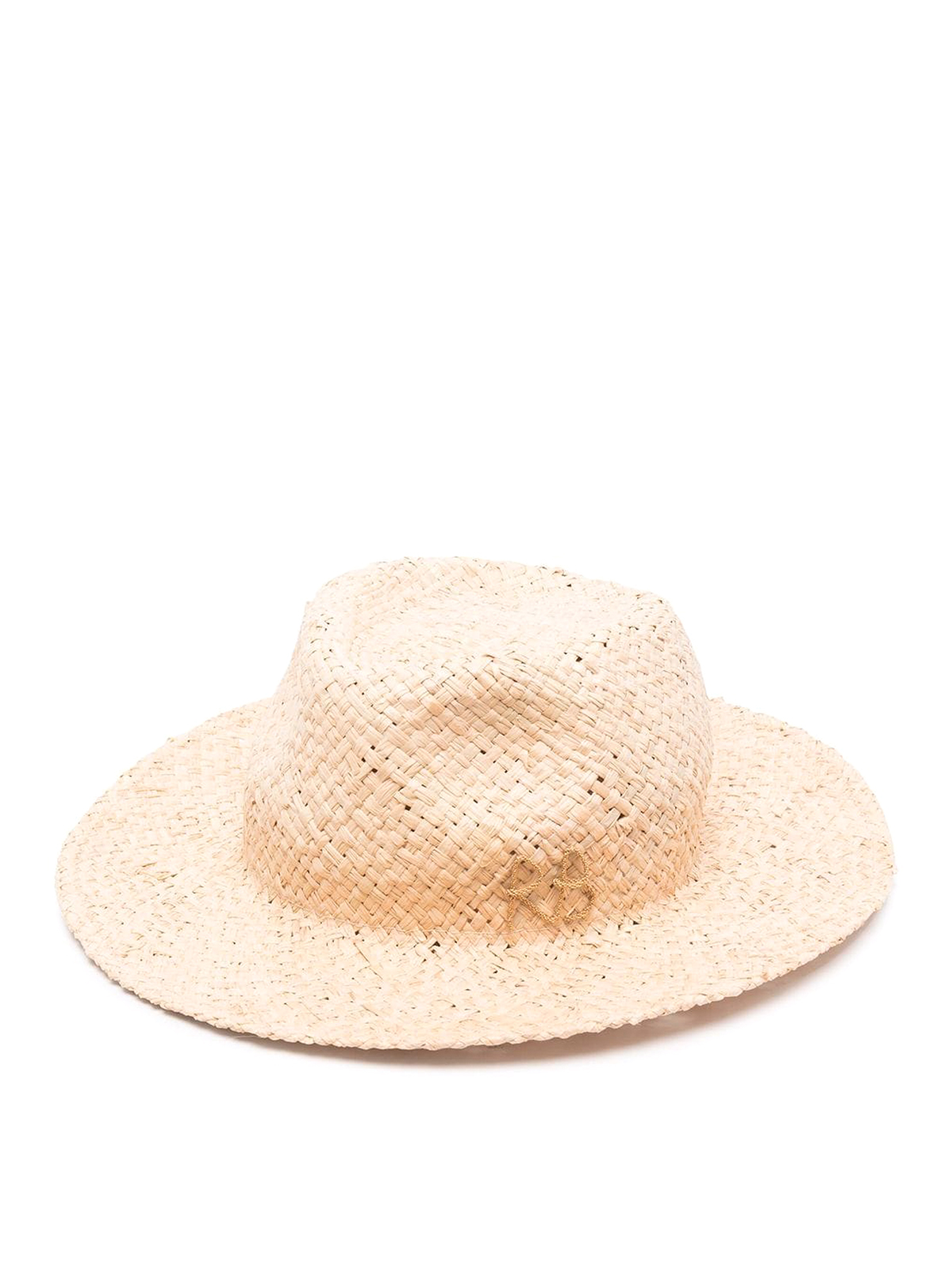 Shop Ruslan Baginskiy Woven Wicker Designed Sun Hat In Beige