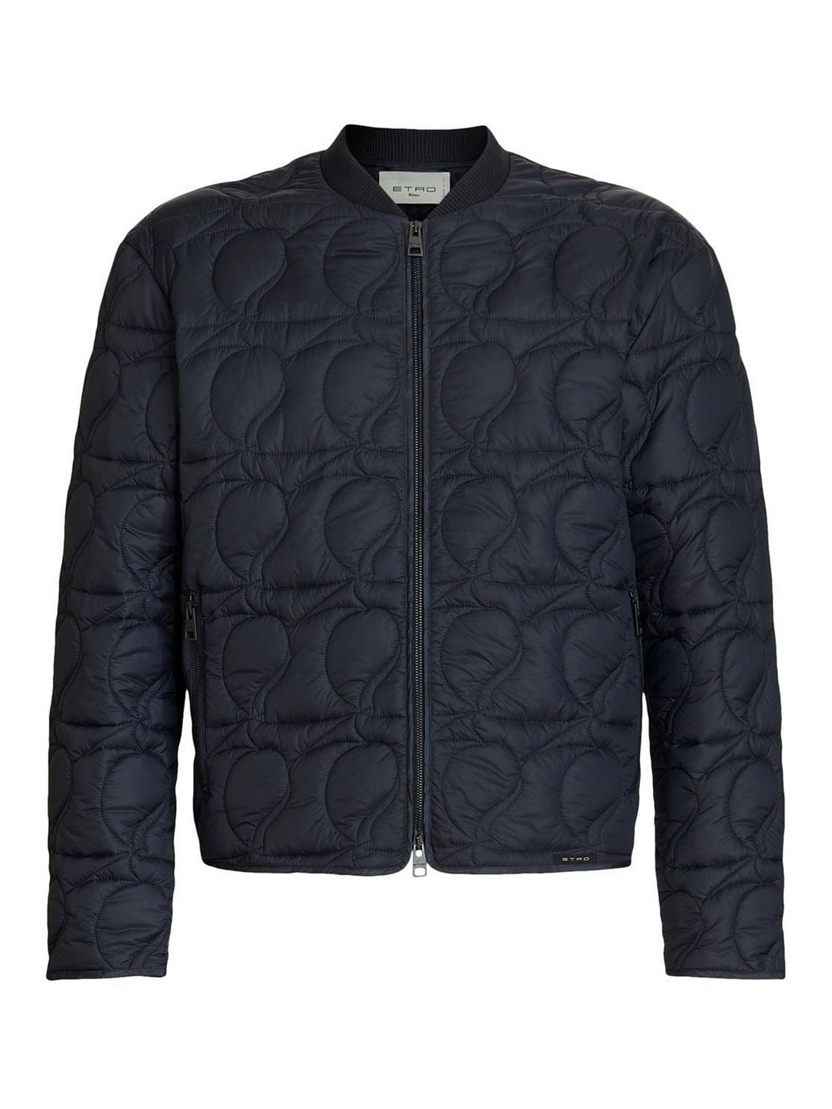 Etro Quilted bomber jacket with details - Black|1S57892340200