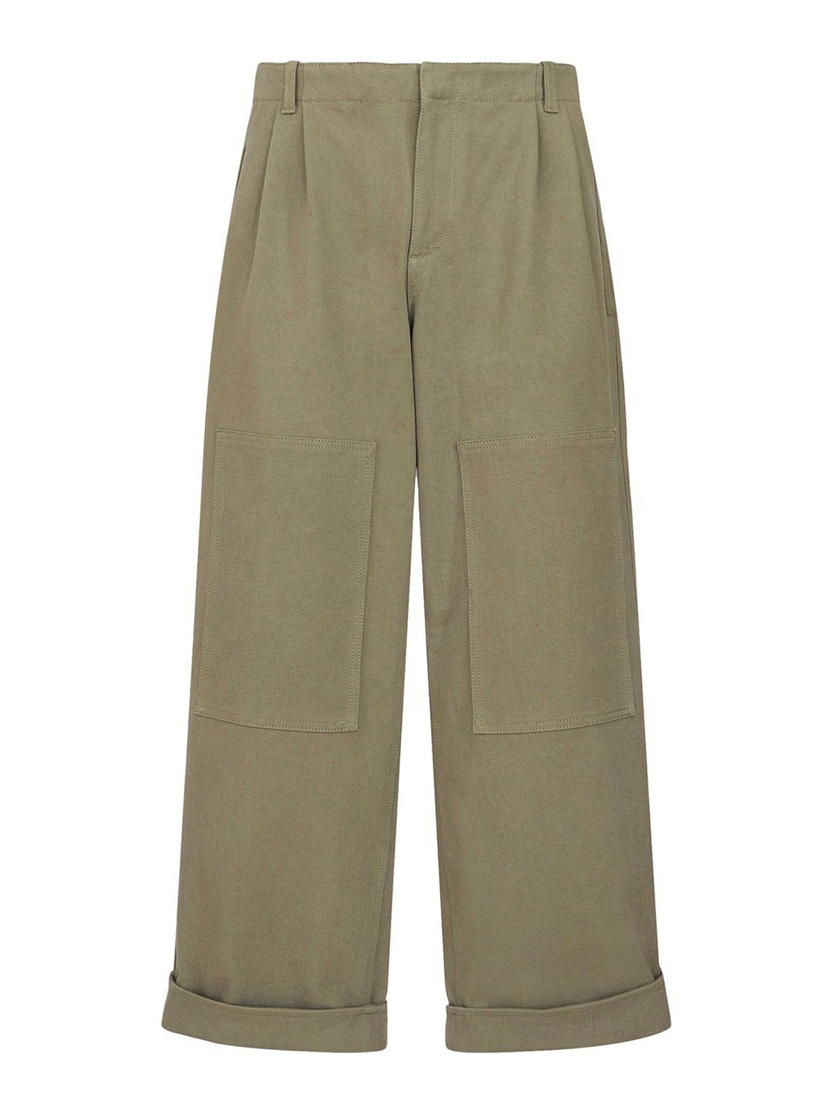 Shop Etro Wide-leg Cropped Trousers In Grey
