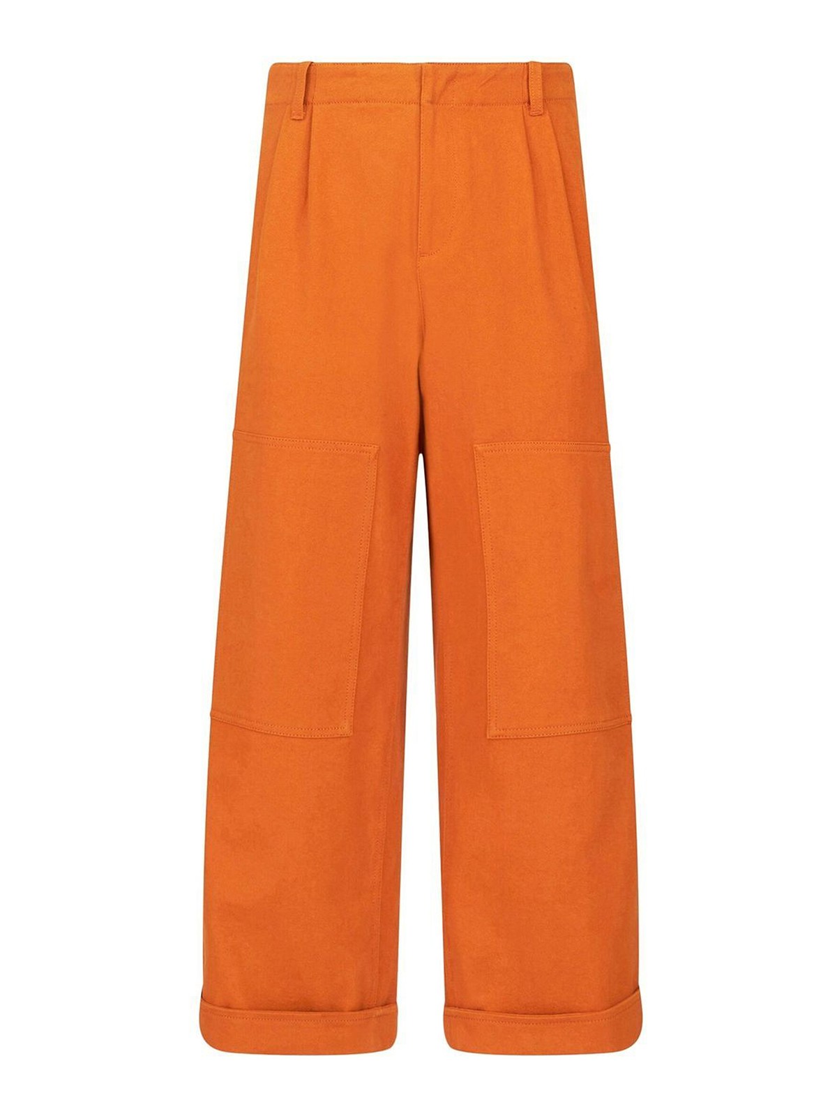 Shop Etro Wide-leg Cropped Trousers In Red