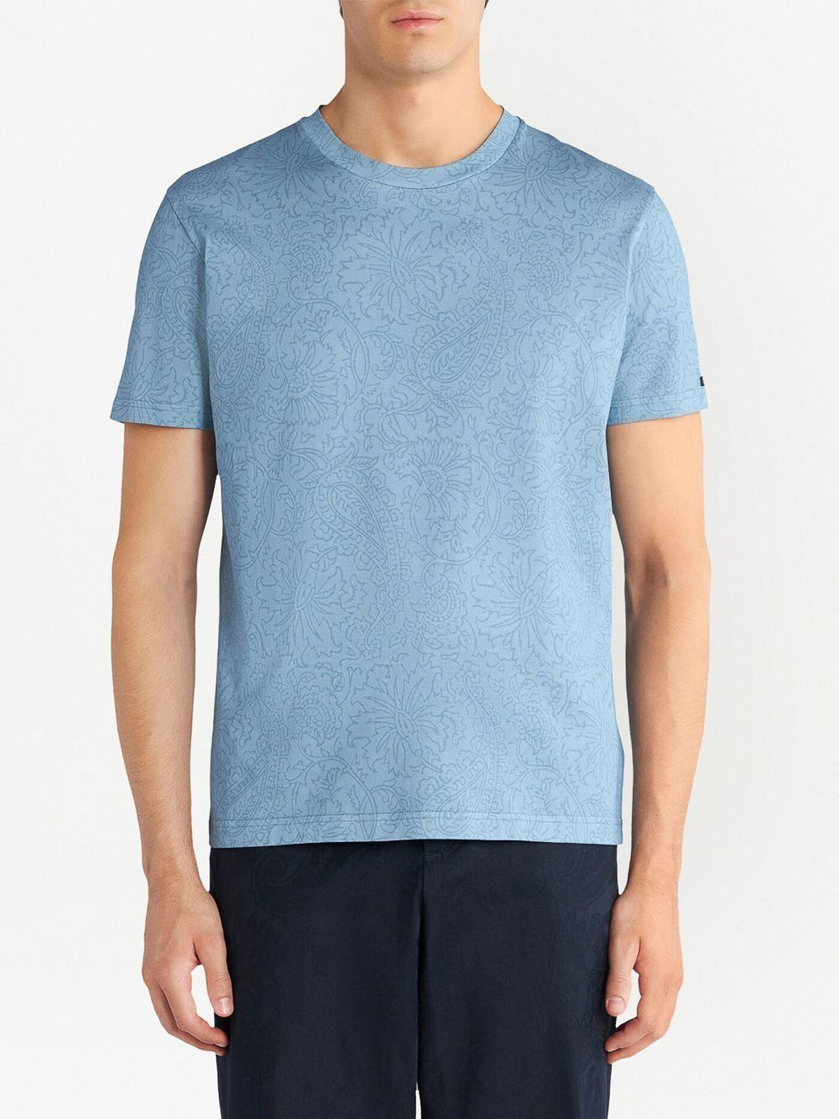 Etro Tシャツ - ライトブルー - メンズ|1Y02094540251