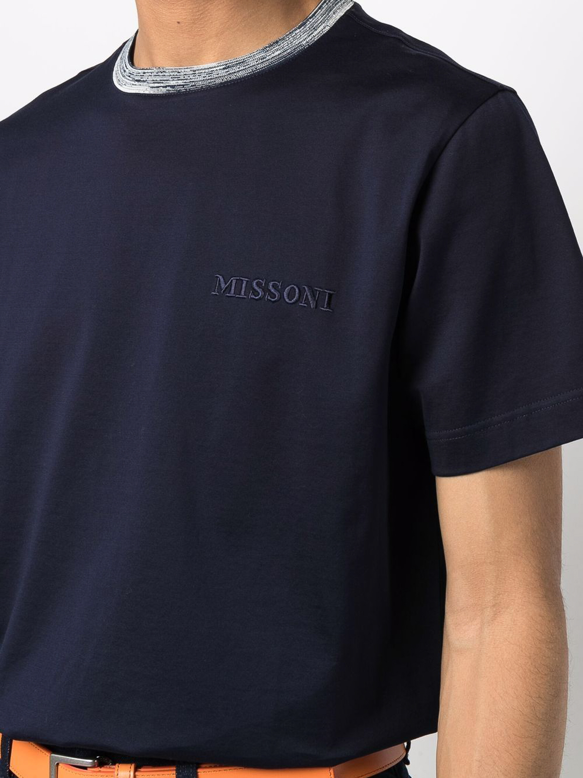 Shop Missoni Camiseta - Azul In Blue