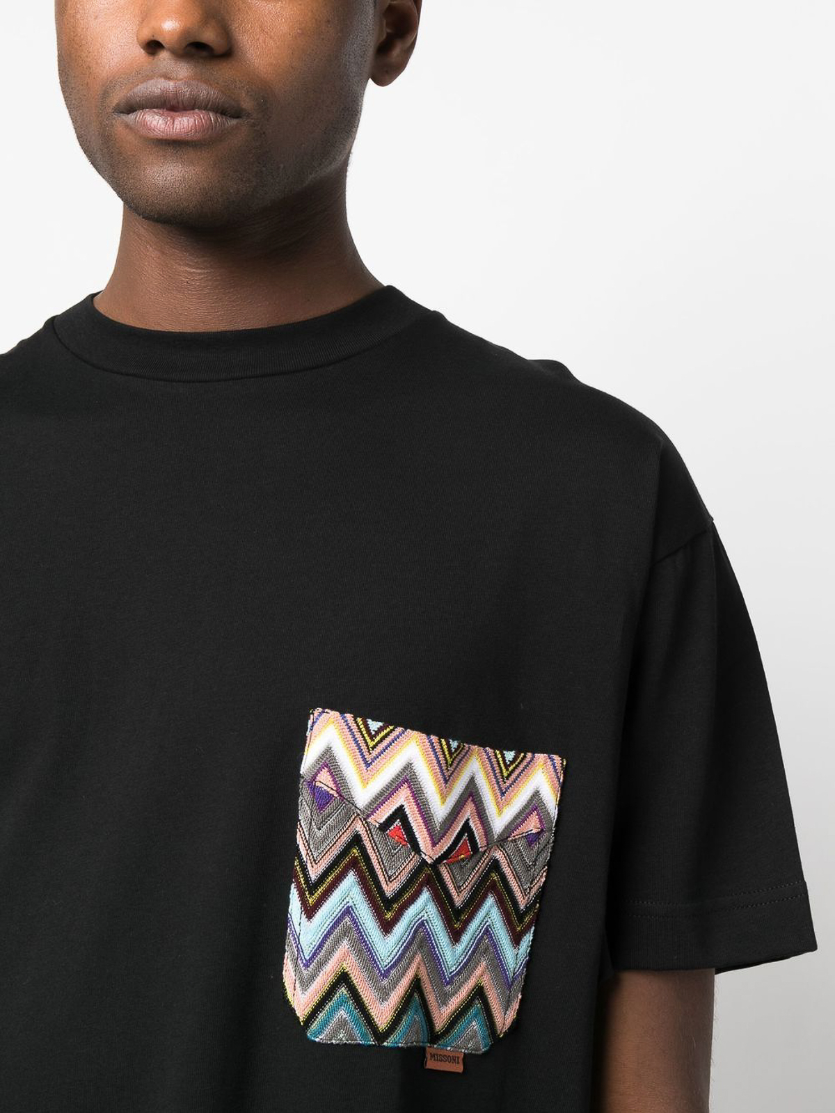 T-shirts Missoni - Crewneck t-shirt with contrast pocket