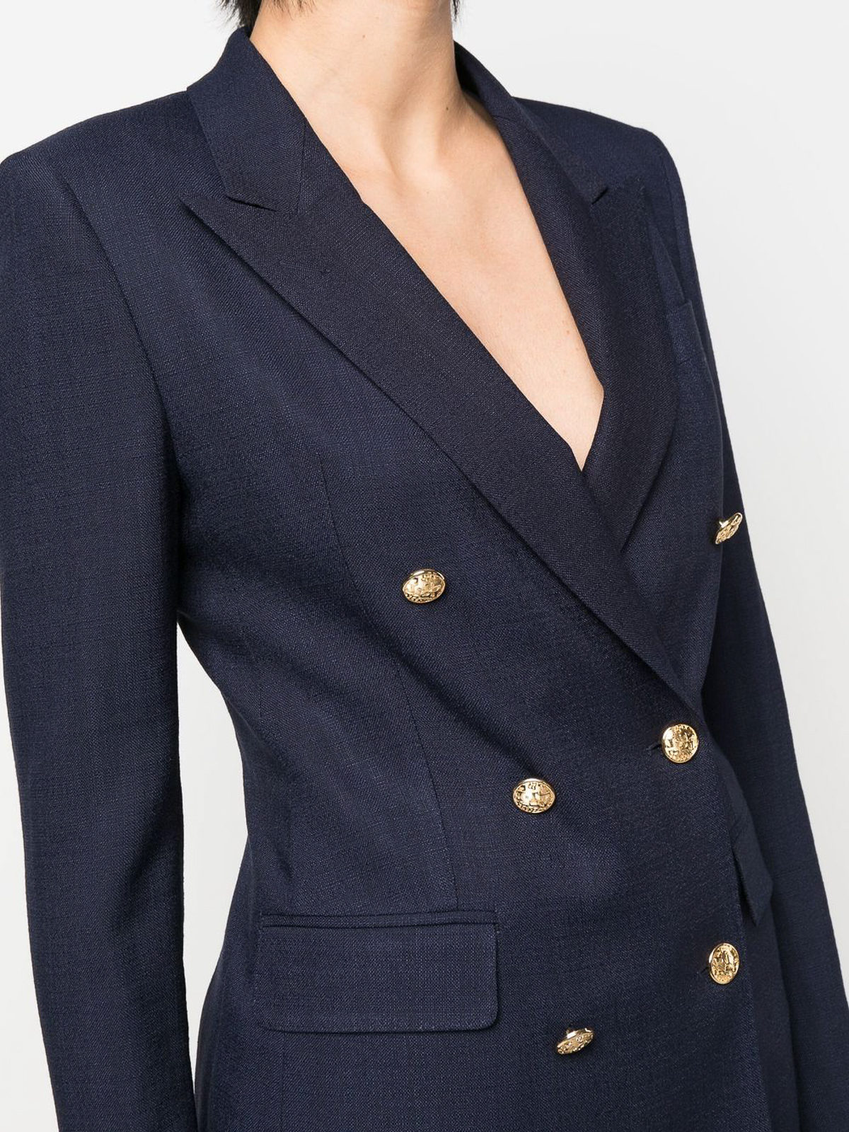 Tagliatore single-breast notch-lapel blazer - Blue