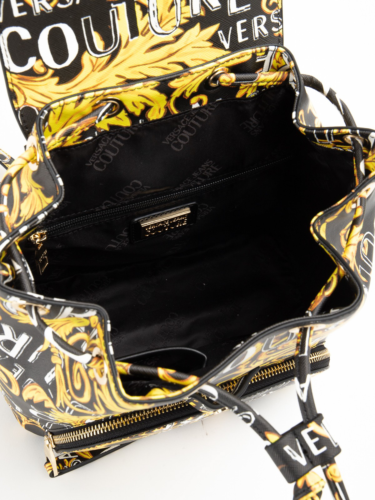 EUC Versace Jeans Couture Black Nylon backpack Versace - Jeans Couture Quilted Eco Nappa Backpack Black  main image 3