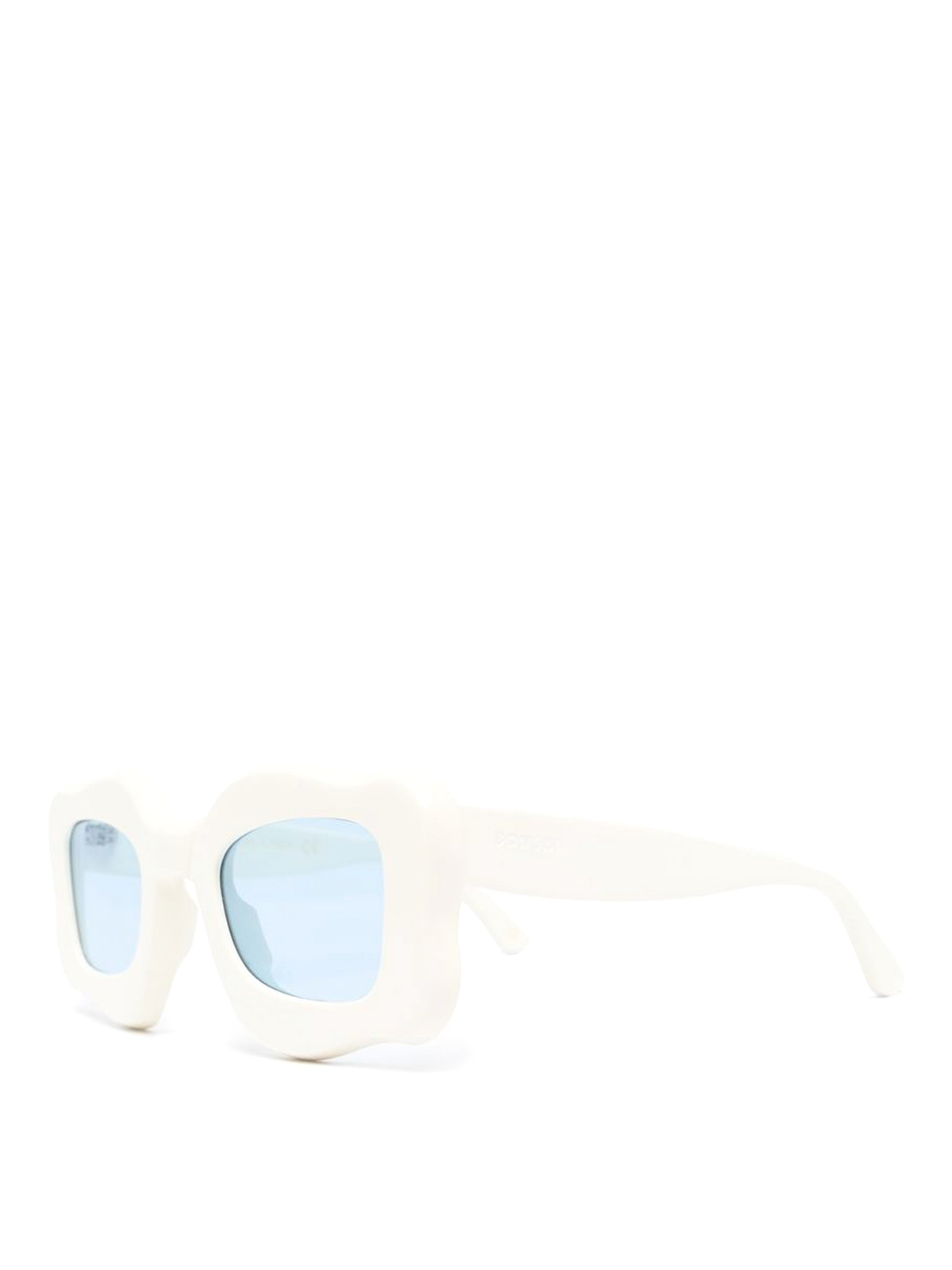 Shop Bonsai Pvc Sunglasses In White
