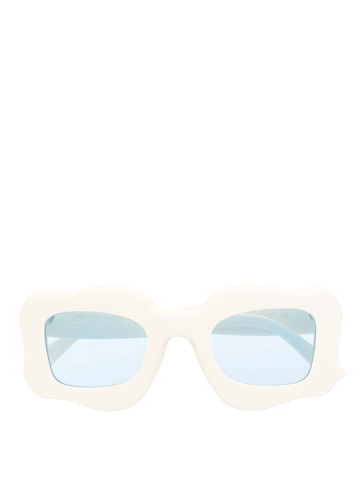 Shop Bonsai Pvc Sunglasses In White