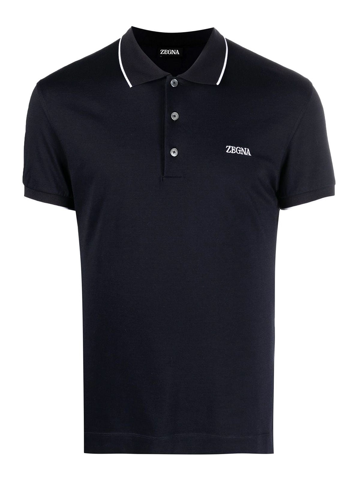 Tシャツ・カットソー ZEGNA FW24 COTTON POLO (RUE392A8 E757B09 001) 27489680_57613715_600.jpg