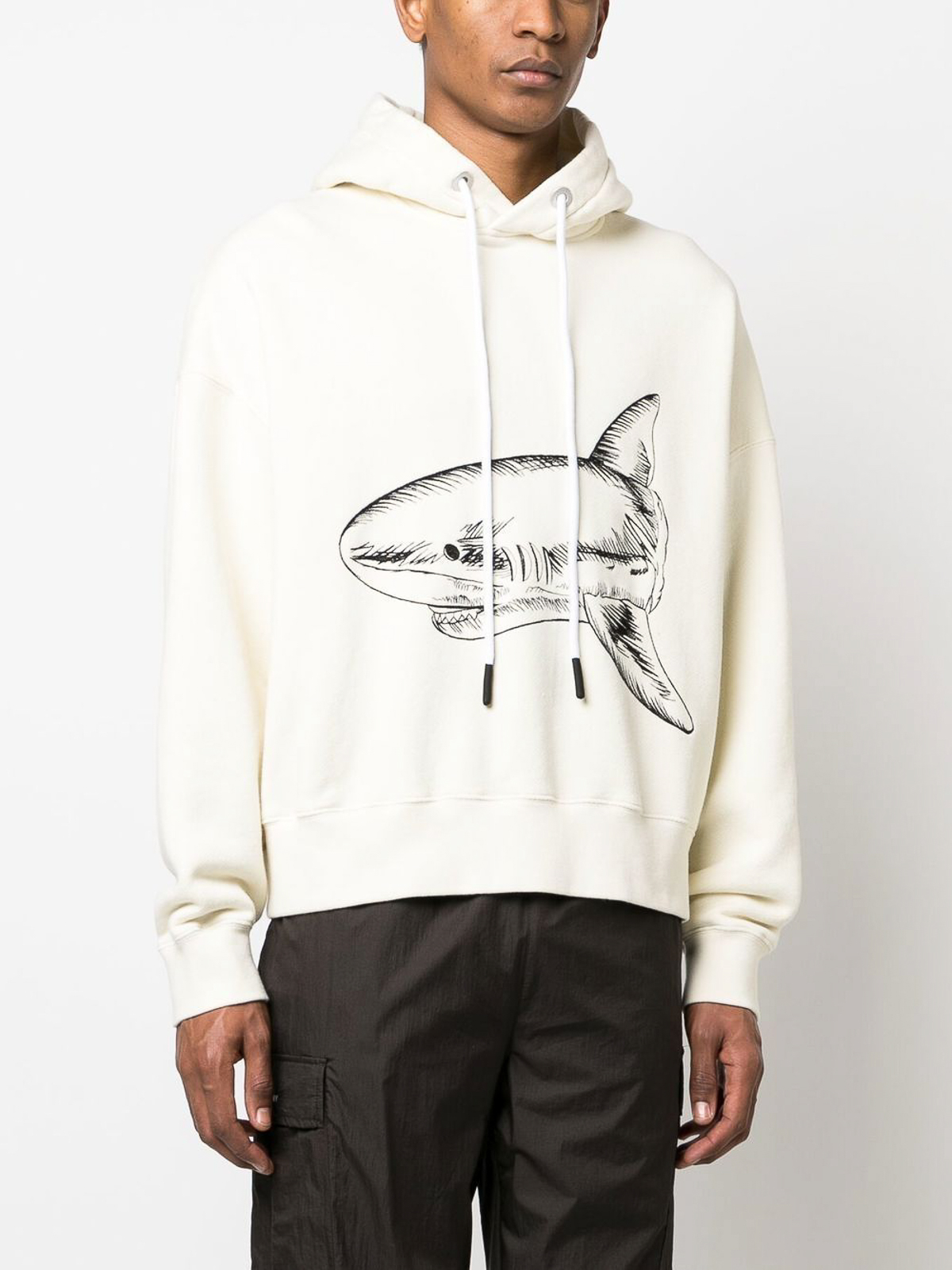 スウェット・トレーナー Palm Angels PMBB058S23 FLE007 0410 Sweatshirts White スウェット・トレーナー Palm Angels PMBB058S23 FLE007 0410