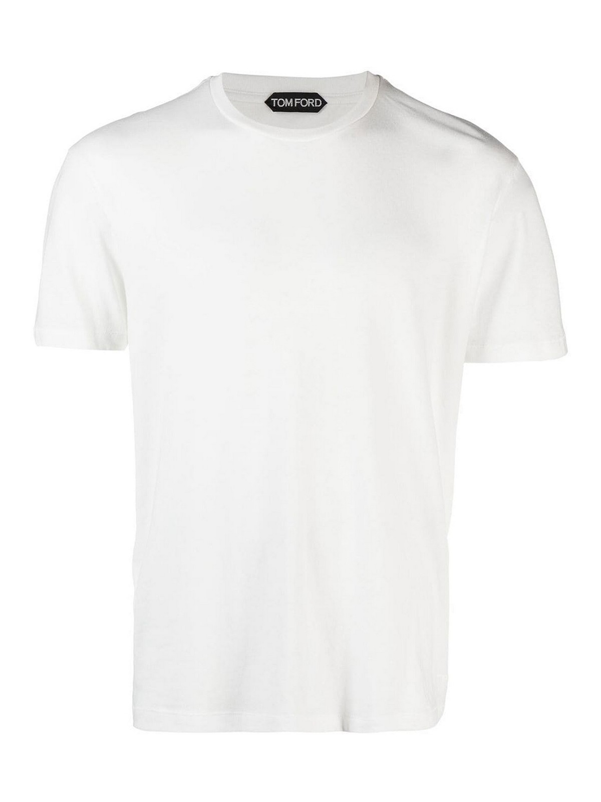 Tom Ford Cotton Blend Tee In White