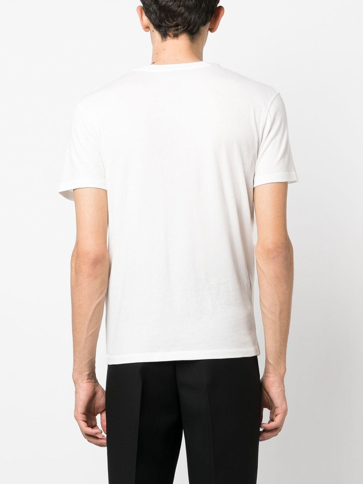 Shop Tom Ford Cotton Blend Tee In White
